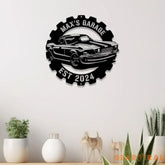 Custom Metal Car Garage Signs with Led Light Metal Car Sign Metal Garage Wall Art Dad’s Gift for Mechanic Men Cave Decor